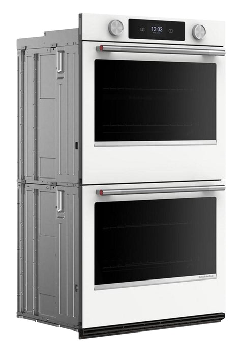 Four mural double intelligent électrique KitchenAid de 30 po - blanc - KOED730SWH