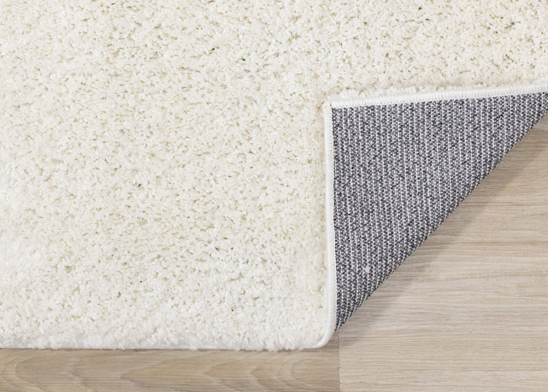 Carpette à poil long Pascal crème - 5 pi 3 po x 7 pi 7 po