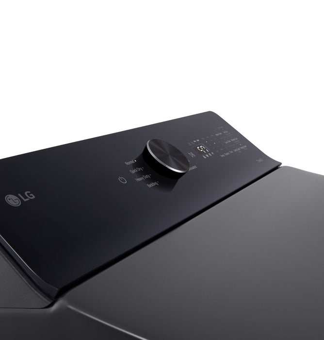 Sécheuse électrique LG de 7,3 pi³ avec détection IA et ThinQMD - noir platine - DLE8200L