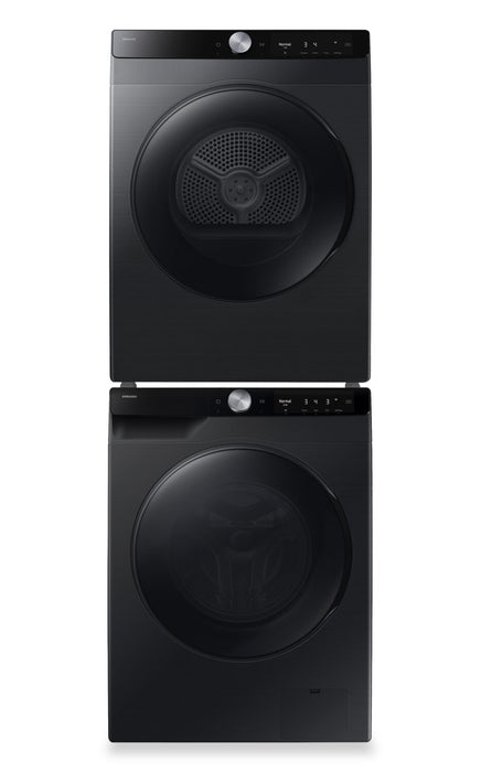 Sécheuse compacte de 4 pi3 et laveuse compacte à chargement frontal de 2,9 pi3 de Samsung - noires