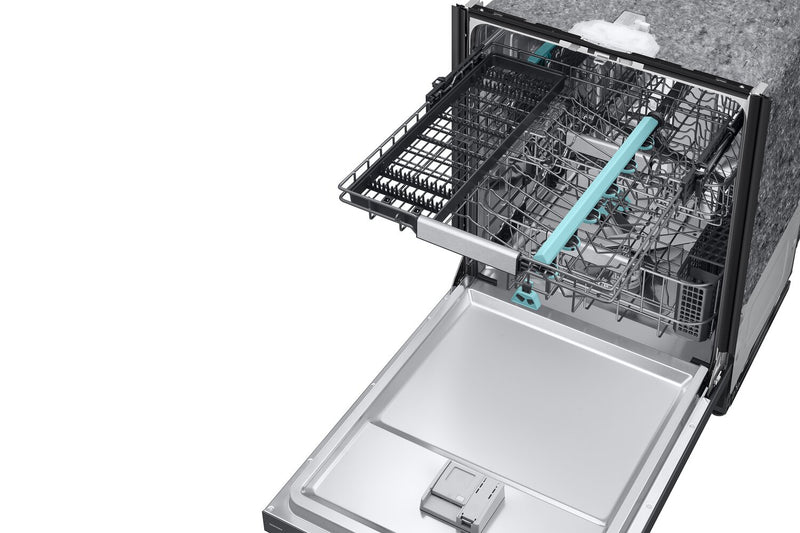 Lave-vaisselle Samsung de 24 po et de 38 dBA avec commandes sur le dessus, nettoyage avec IA et 3e panier - DW90F89T0UMTAA