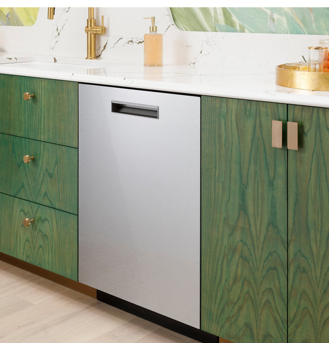 Lave-vaisselle intelligent Café de 24 po et de 39 dBA avec panier supérieur UltraWash - verre platine - CDP888M5VS5