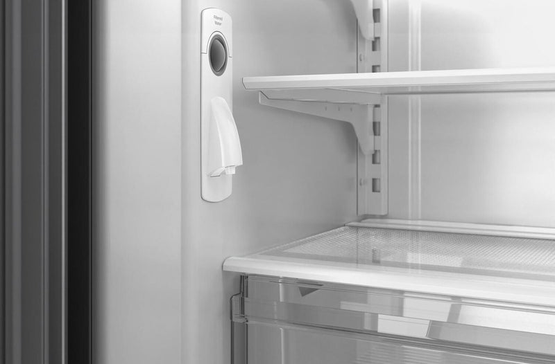 Réfrigérateur Whirlpool de 20 pi3 et de 36 po de profondeur comptoir à portes françaises - acier inoxydable noir - WRFC2036RV
