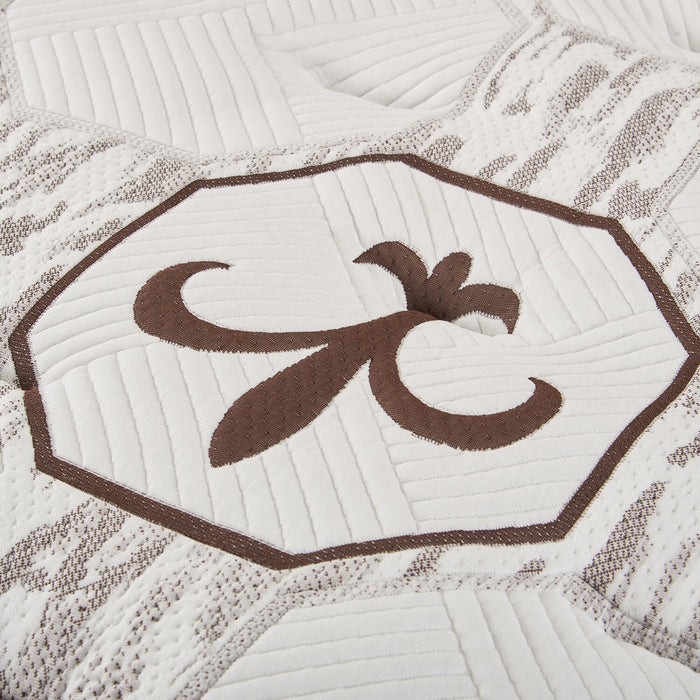 Ensemble matelas moyen luxueux à plateau-coussin Burnley de Stearns & Foster pour lit double