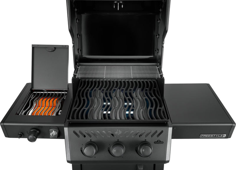 Barbecue à gaz propane 365 de Napoleon de 43 000 BTU avec brûleur latéral infrarouge - FP365DSIBPMK-1