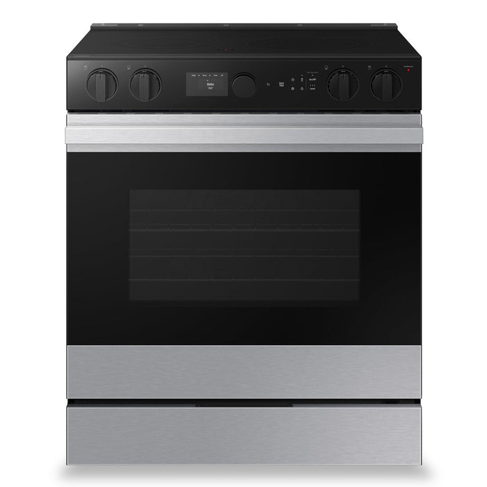 Cuisinière intelligente électrique encastrée Samsung de 6,3 pi³ avec friture à air et Air Sous Vide - acier inoxydable - NSE6DG8500SRAC