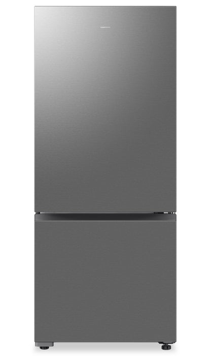 Réfrigérateur Samsung de 15 pi3 et de 28 po de profondeur comptoir à congélateur inférieur - argenté - RB15DG6000SRAA