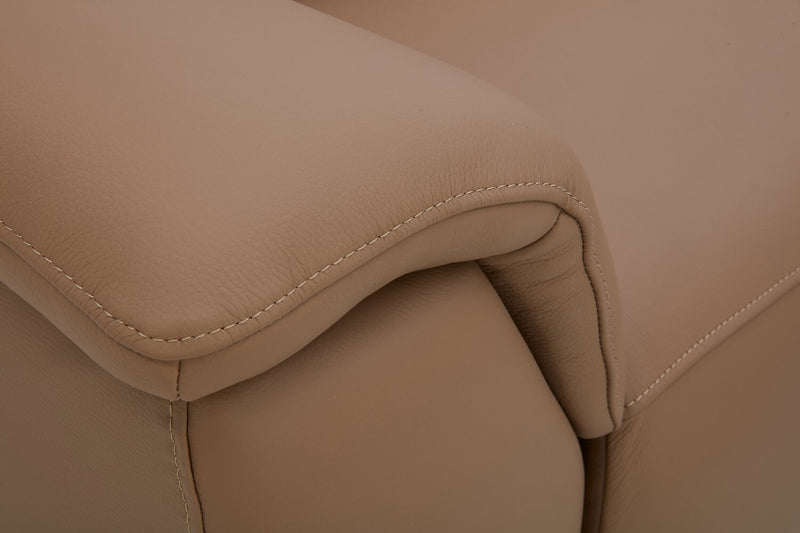 Sofa sectionnel de droite à inclinaison électrique Valencia 5 pièces - Blanca Macha