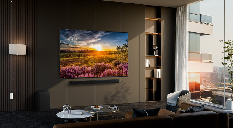 Téléviseur intelligent QLED Samsung UHD 4K 55 po à 60 Hz avec rétroéclairage périphérique, Quantum HDR (QN55Q60DAFXZC)