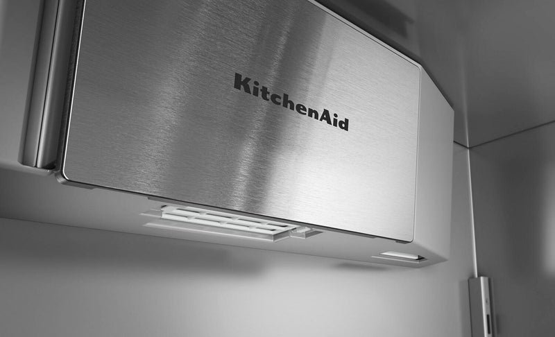 Réfrigérateur KitchenAid de 20,8 pi3 et de 36 po à portes françaises à congélateur inférieur - minerai noir - KBFN536SBE