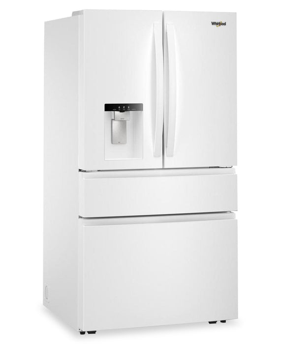 Réfrigérateur Whirlpool de 36 po et de 29 pi3 à portes françaises - blanc - WRMF3636SW