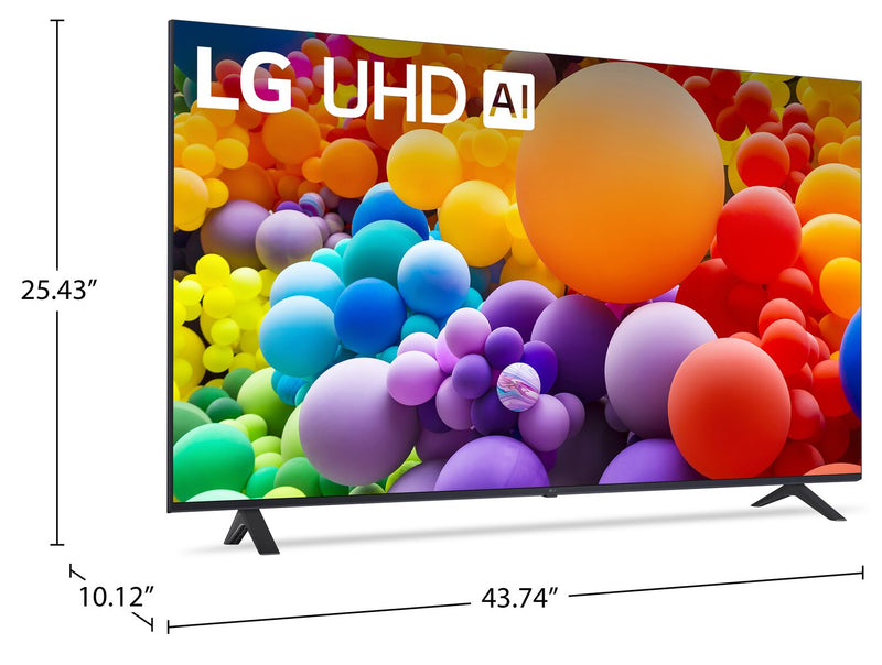 Téléviseur intelligent LG UHD 4K de 50 po avec HDR10 Pro, HGiG et webOS (50UT7000PUA)