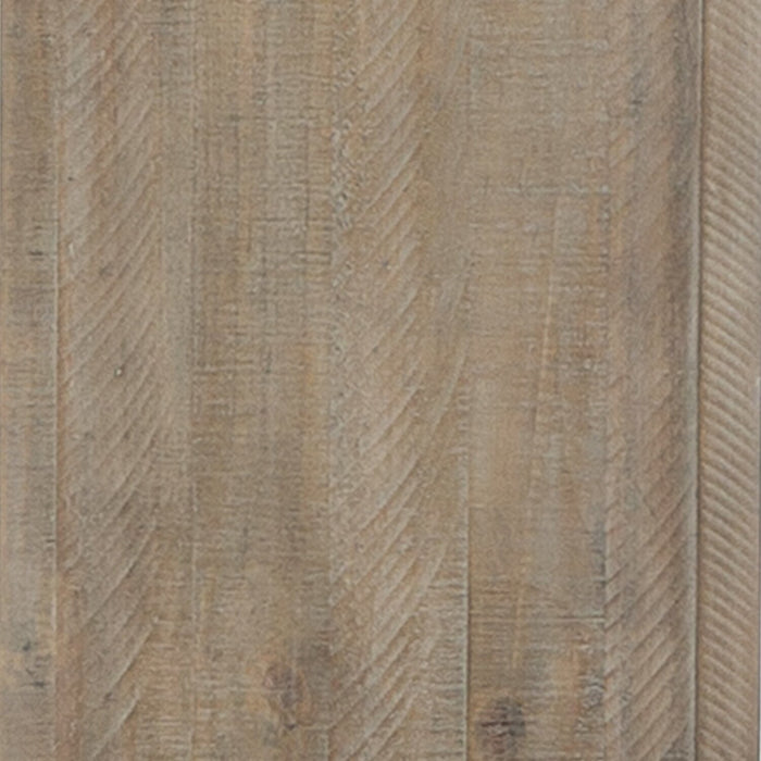 Section latérale rustique Baron de 22 po avec rangement et système de gestion des câbles - gris tourterelle