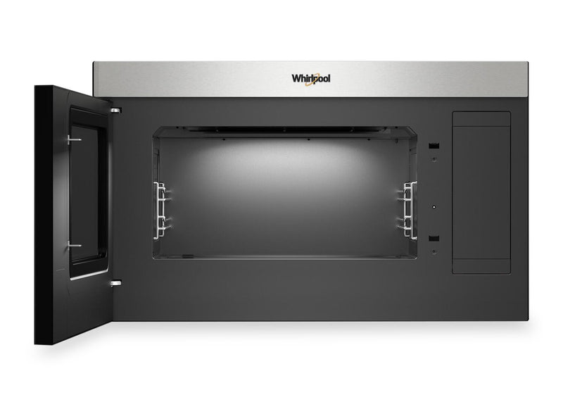Four à micro-ondes à hotte intégrée Whirlpool de 1,1 pi³ à installation affleurée avec friture à air - acier inoxydable - YWMMF7330RZ
