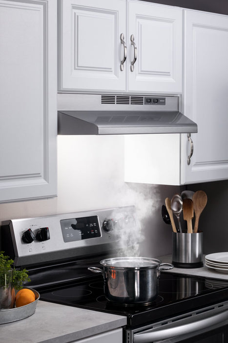 Hotte de cuisinière sous l'armoire Broan de série BU2 de 24 po - acier inoxydable - BU224SF