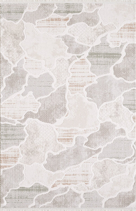 Carpette Cove multicolore à motif de vagues - 6 pi 7 po x 9 pi 6 po