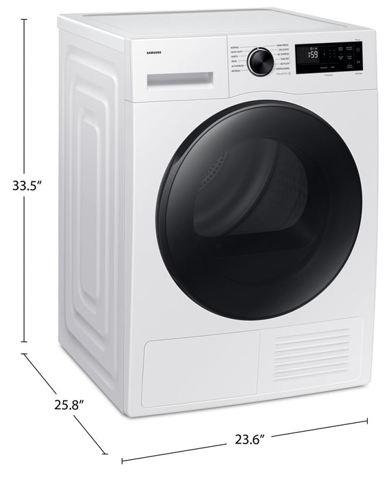 Sécheuse électrique compacte Samsung de 4,0 pi3 avec séchage avec pompe à chaleur - DV25FG50B0BEAC