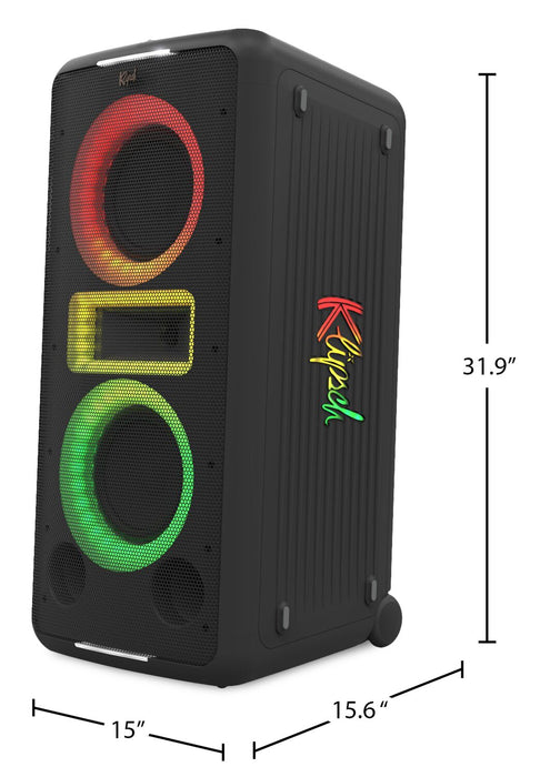 Haut-parleur de fête portatif illuminé Klipsch New York Music City (New York)