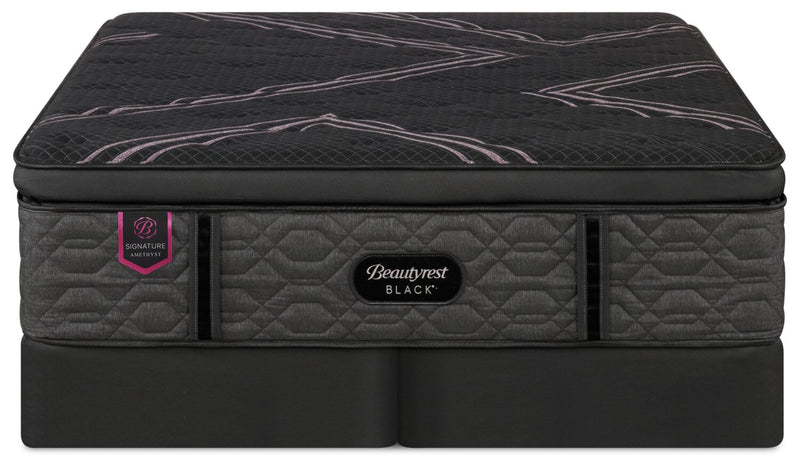 Ensemble Matelas à Euro-plateau Amethyst Signature de Beautyrest BlackMD pour très grand lit
