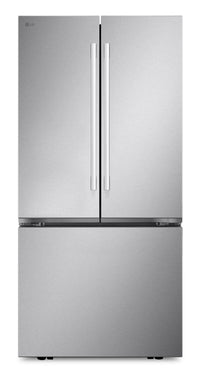 Réfrigérateur LG de 25 pi3 et de 33 po de profondeur standard à portes françaises - acier inoxydable - LF25H6200S