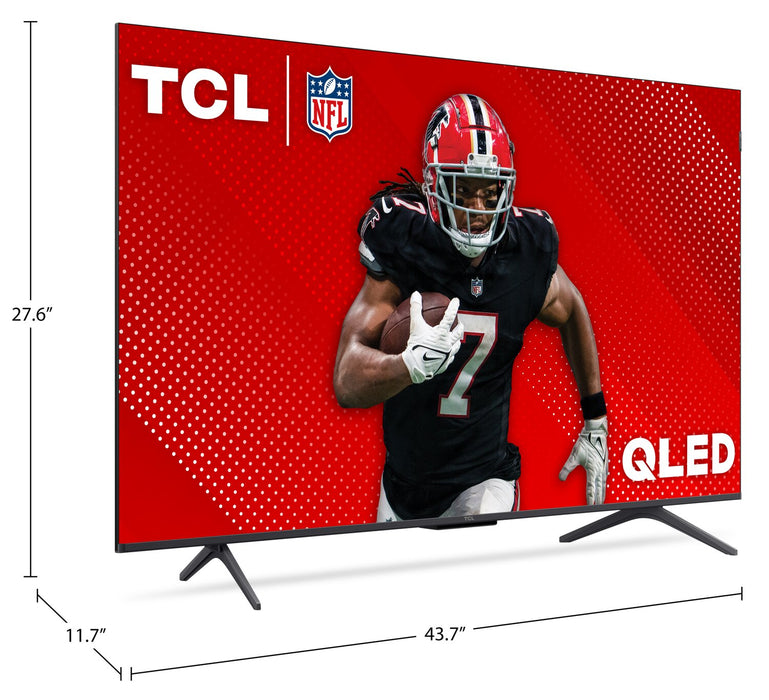 Téléviseur intelligent QLED TCL Q65 UHD 4K de 50 po avec Google TVMC (50Q651G-CA)