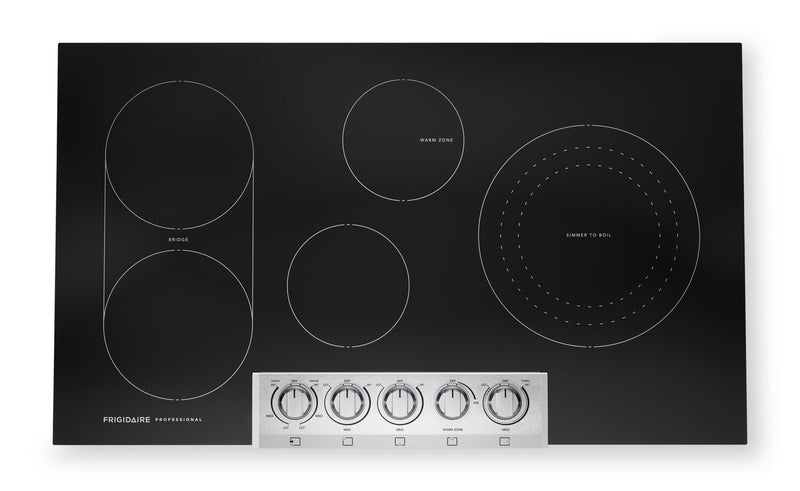 Surface de cuisson électrique Frigidaire Professional de 36 po à 5 éléments - acier inoxydable - PCCE3680AF