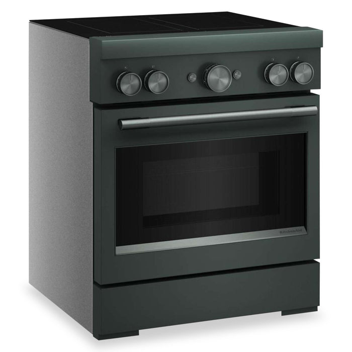 Cuisinière KitchenAid de 4,1 pi3 et de 30 po à convection avec friture à air sans préchauffage - genévrier - KFIS930SJP