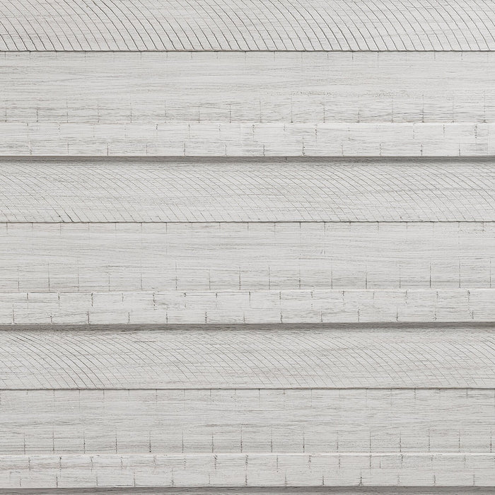 Ensemble de chambre à coucher Haven 5 pièces blanc avec lit à panneaux, commode et miroir - format très grand lit