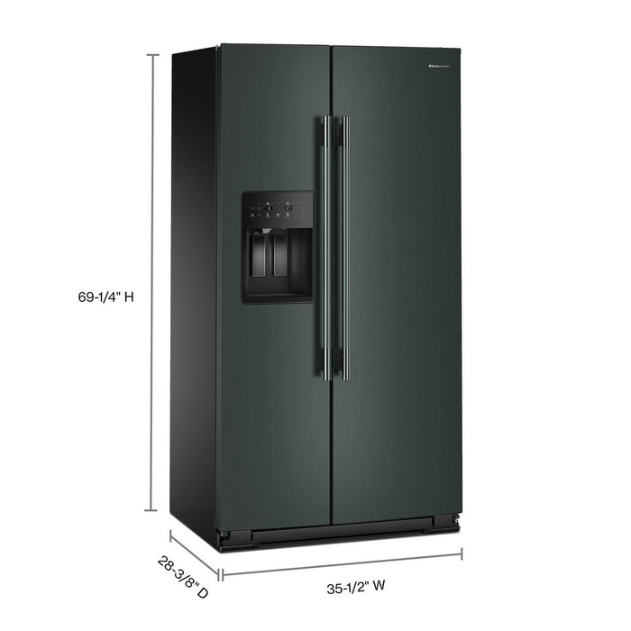 Réfrigérateur KitchenAid de 21 pi3 et de 36 po de profondeur comptoir  - genièvre - KRSC536RJP
