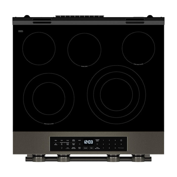 Cuisinière électrique KitchenAid de 5,3 pi³ et de 30 po - minerai noir - YKSES530SBE 