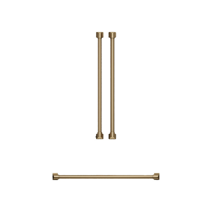 Ensemble de poignées et de boutons Thor Kitchen bronze brossé pour réfrigérateur de 36 po - CKA-RF3621-BRZ