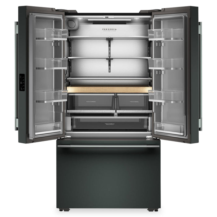 Réfrigérateur KitchenAid de 36 po et de 24 pi3 de profondeur comptoir à portes françaises - genévrier - KRFC236SJP