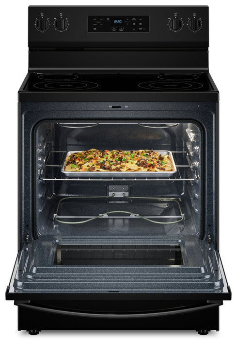Cuisinière électrique Whirlpool de 5,3 pi³ avec autonettoyage - noire - YWFES3530RB
