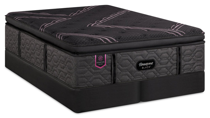 Ensemble Matelas à Euro-plateau épais Orchid Signature de Beautyrest BlackMD pour très grand lit