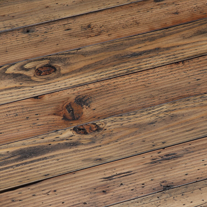 Table de bout ronde rustique Martel de 34 po - pin rustique