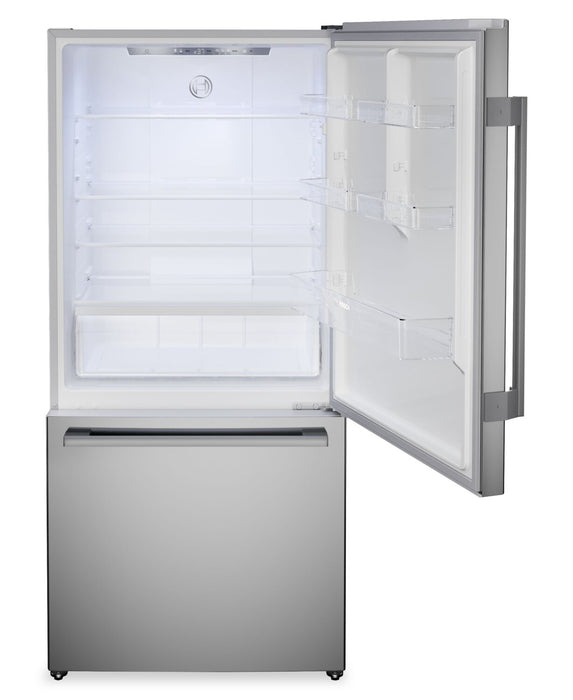 Réfrigérateur à 2 portes Bosch de série 100 de 17,2 pi3 et de 33 po de profondeur comptoir - acier inoxydable - B33CM10SNS