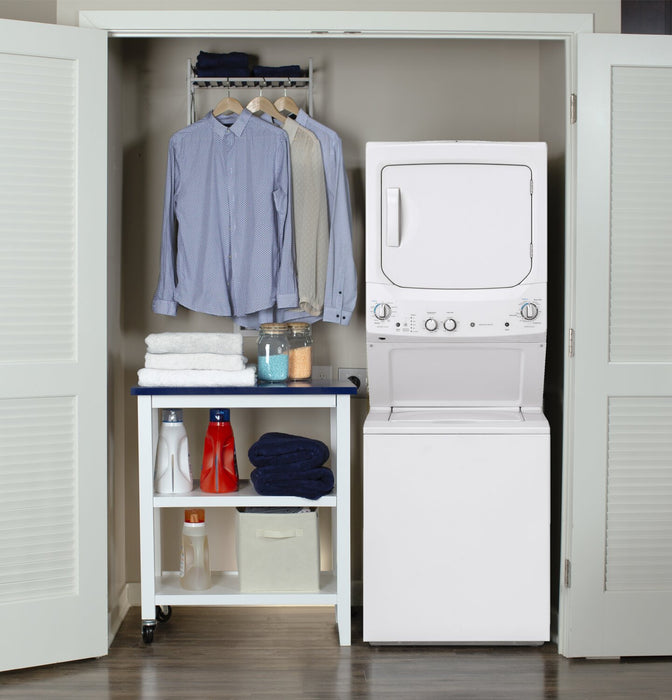 Laveuse-sécheuse électrique SpaceMakerMC de GE - GUD27ESMMWW