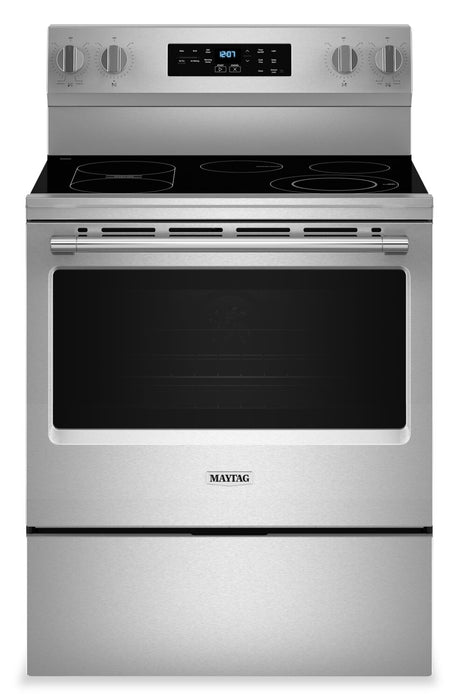 Cuisinière électrique Maytag de 5,3 pi3 et de 30 po avec friture à air sans préchauffage - acier inoxydable - YMFES6030RZ