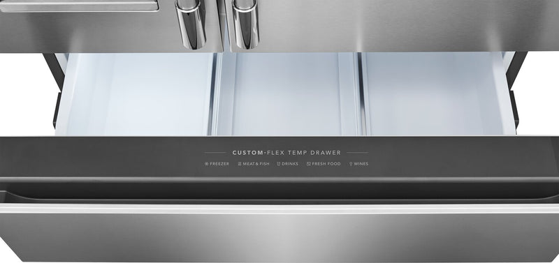 Réfrigérateur 4 portes Frigidaire Professional de 21 pi3 de profondeur comptoir à portes françaises - PRMC2290BF