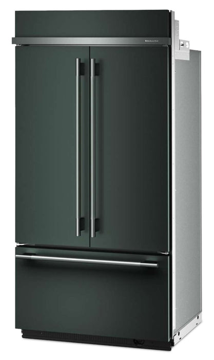 Réfrigérateur KitchenAid de 24,2 pi³ et de 42 po à portes françaises à congélateur inférieur - genièvre - KBFN542SJP