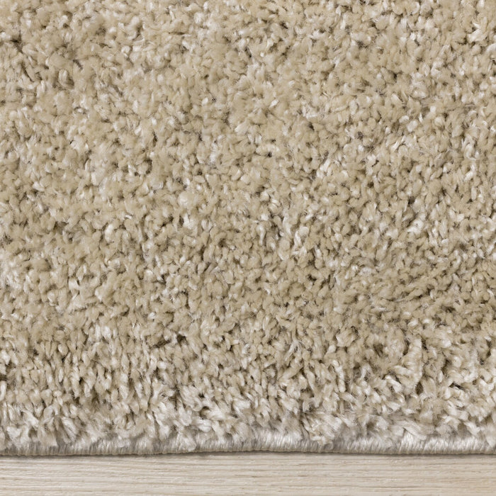 Carpette à poil long Pascal beige - 7 pi 10 po x 10 pi 6 po