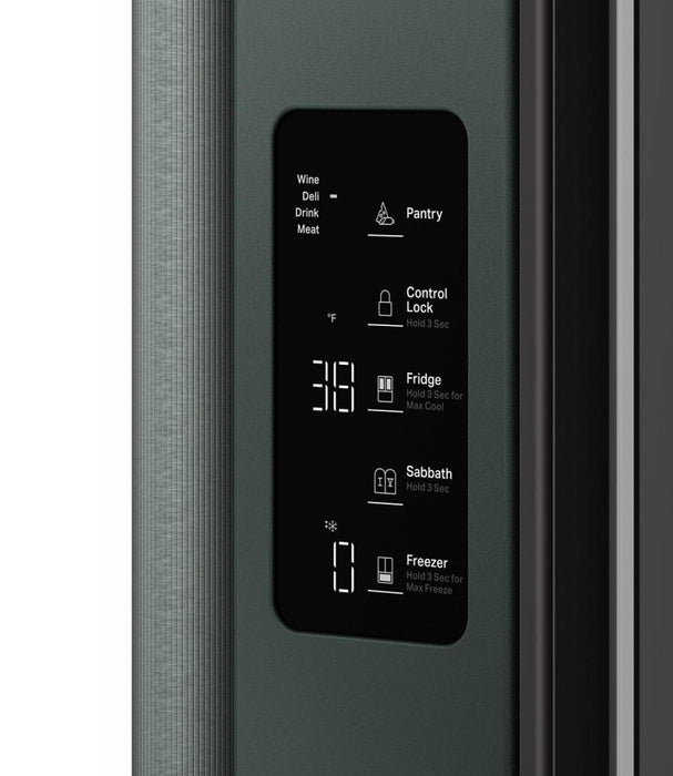 Réfrigérateur KitchenAid de 36 po et de 24 pi3 de profondeur comptoir à portes françaises - genévrier - KRFC236SJP
