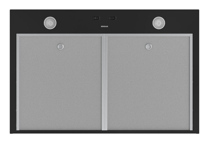 Hotte de cuisinière sous l’armoire Broan de série GLA1 de 36 po - noir  - GLA1363BL