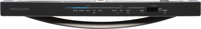 Lave-vaisselle Frigidaire de 24 po et de 49 dBA avec commandes sur le dessus et 3e panier - acier inoxydable - FDSH4502BF