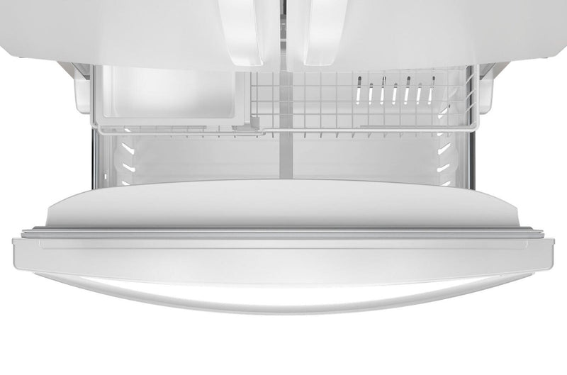Réfrigérateur Whirlpool de 20 pi3 et de 36 po de profondeur comptoir à portes françaises - blanc - WRFC2036RW