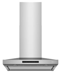  Hotte de cuisinière murale KitchenAid de 30 po de style auvent à 4 vitesses - acier inoxydable - KVWC730SSS