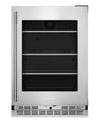 Réfrigérateur KitchenAid de 24 po sous le comptoir avec touches métalliques - acier inoxydable PrintShieldMC - KURL524SPS