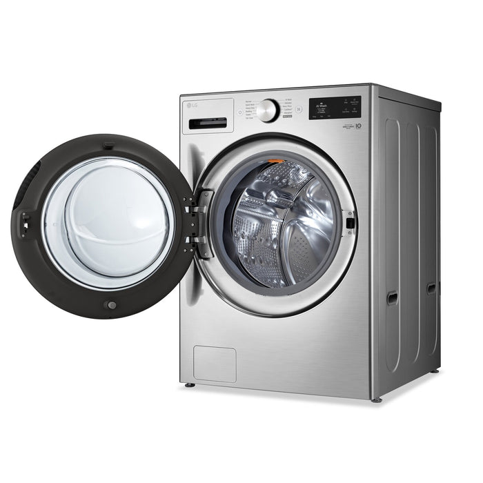 Laveuse à la vapeur intelligente haute efficacité LG à chargement frontal de 5,8 pi3 - acier graphite - WM5800HVA