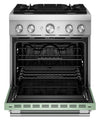 Cuisinière hybride KitchenAid de 4,1 pi3 avec mode de friture à air sans préchauffage - cardamome - KFDS930SDC