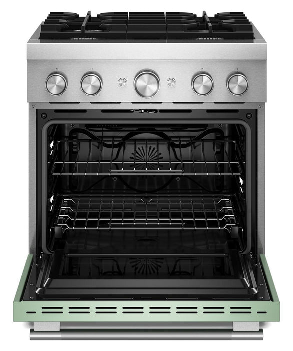 Cuisinière hybride KitchenAid de 4,1 pi3 avec mode de friture à air sans préchauffage - cardamome - KFDS930SDC
